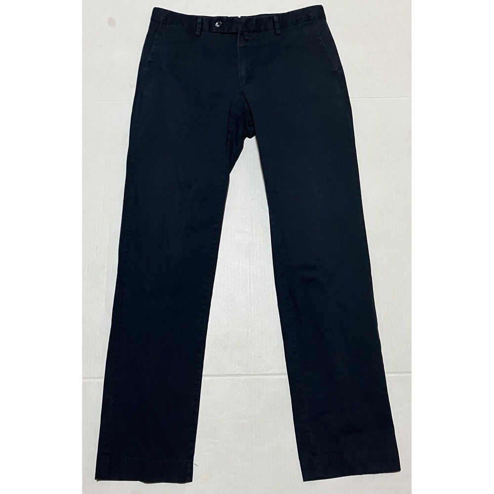 HACKETT LONDON JEANS‎ PURE COTTON IN NAVY Blue Size 32R 32x31 Trousers